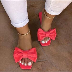 Bow Slide Sandals